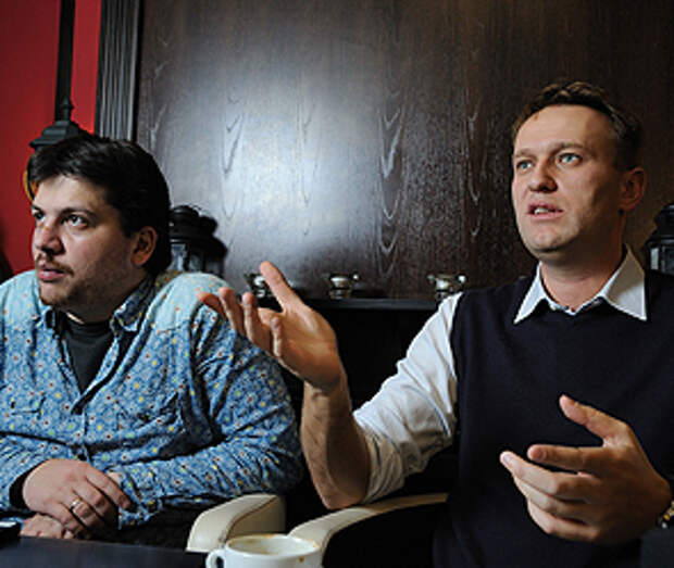 Леонид Волков и Алексей Навальный. Фото: ИТАР-ТАСС