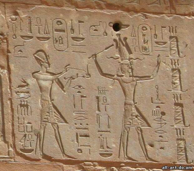 Левитация каменных скульптур в древнем Египте