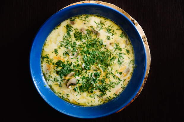Как приготовить сырный суп с мясом - пошаговый фото рецепт