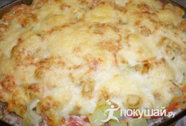 Запеканка с кабачками
