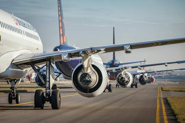 Консервация самолётов из-за коронавируса