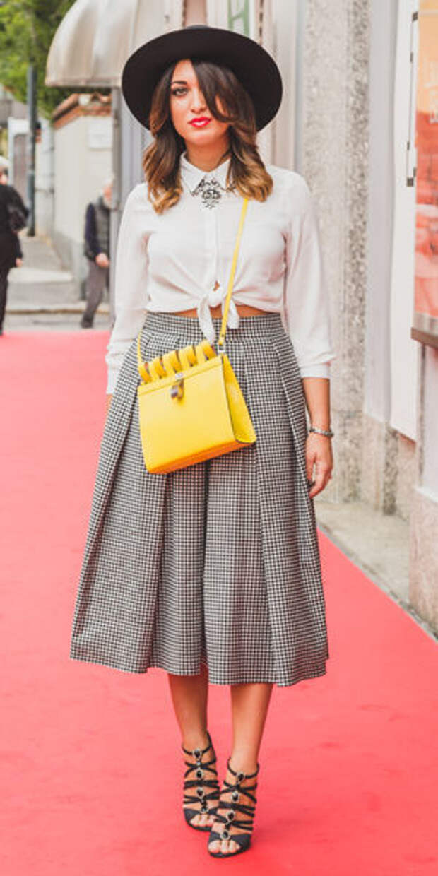 Фасон юбки для фигуры груша