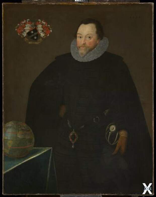 Пират и контр-адмирал сэр Фрэнсис Дрейк. 1591 год