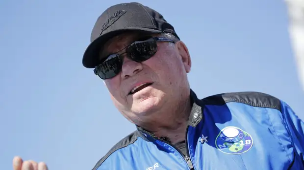 Настоящий «Звёздный путь»: 90-летний ведущий RT America Уильям Шетнер совершил полёт в космос