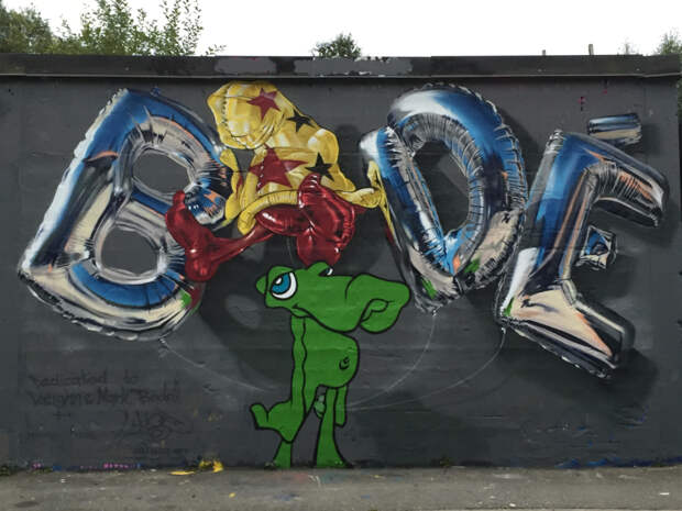 Швед рисует граффити, которые так и хочется взять в руки