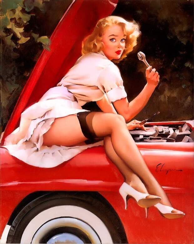 Pin-up — художник Джил Элвгрен