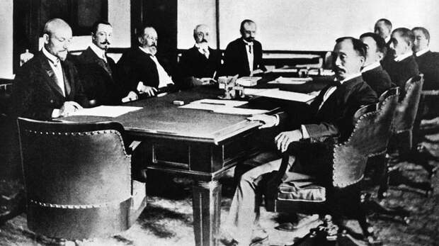 Подписание Портсмутского мирного договора, 5 сентября 1905 года