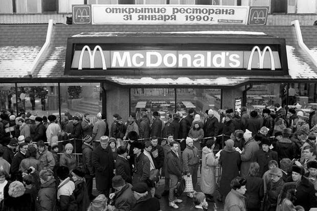Как открывался первый «Макдоналдс» в СССР СССР, в мире, еда, люди, макдональдс, ресторан