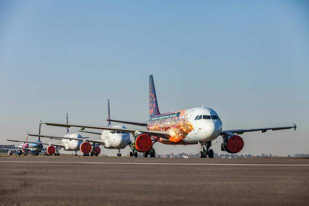 Консервация самолётов из-за коронавируса