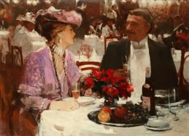 Художник Victor Guerrier (1893 – 1968). Нежная красота Парижа