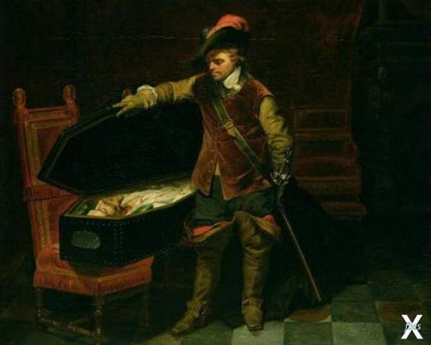 Кромвель у тела казнённого короля Карла I