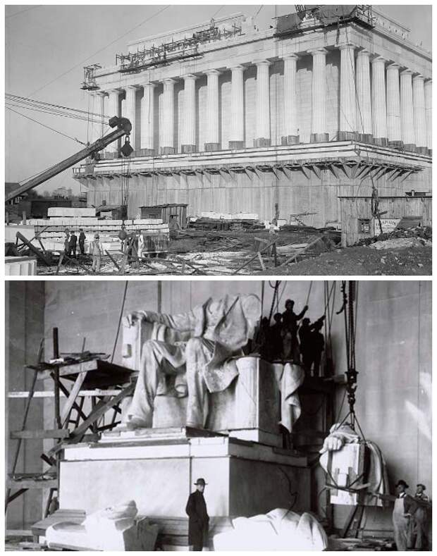 Мемориал Линкольна был создан по проекту скульптуров Даниэля Честера Френча и Гэнри Бэкона (Вашингтон, США). | Фото: planetofhotels.com.
