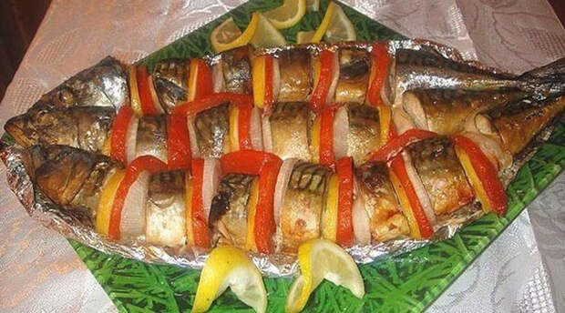 Сочная скумбрия, запеченная в духовке. Очень вкусно и полезно. Сочная скумбрия, запеченная в духовке. Очень вкусно и полезно.