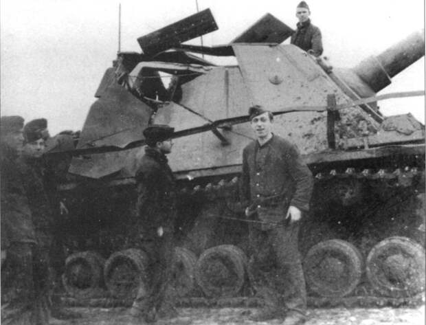 Попадания от чудовищной пушки СУ-152 Немецкий Танк, длиннопост, попадание, пушка, су - 152