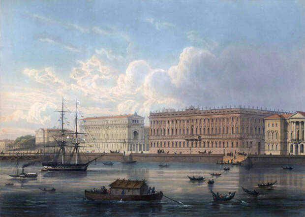 Мраморный дворец в Петербурге.