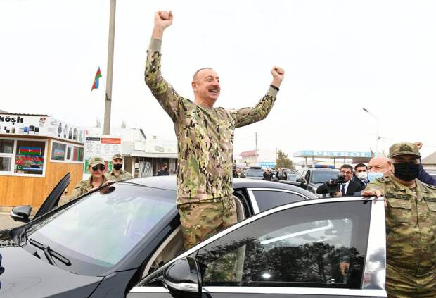 Алиев в Карабахе