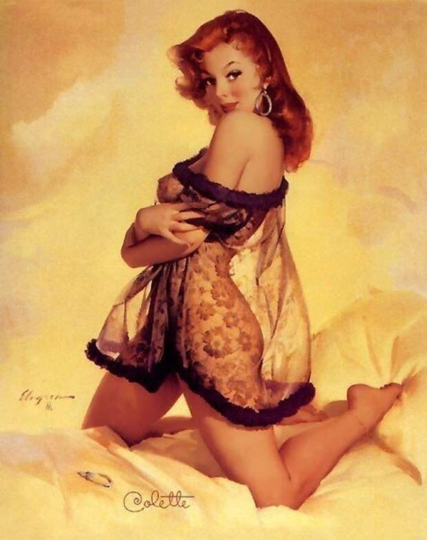 Яркие pin-up работы от художника Джила Элвгрена