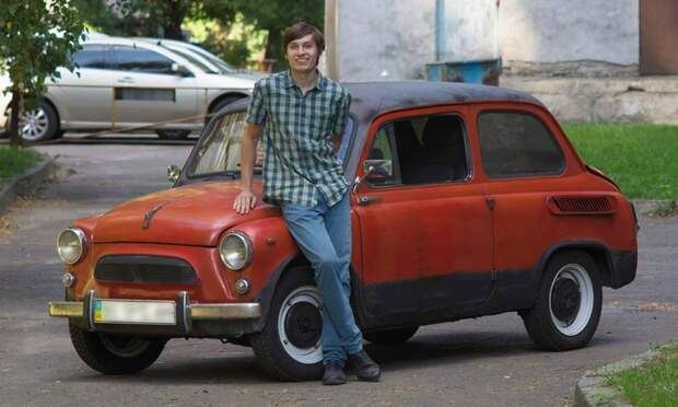 Студент из Киева превратил старый «Запорожец» в электромобиль запорожец, изобретение, электромобиль
