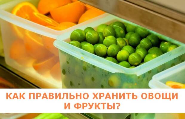 10 лайфхаков, как сохранить овощи и фрукты свежими гораздо дольше