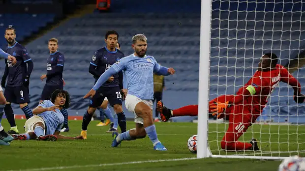 «Манчестер Сити» разгромил «Марсель» в матче Лиги чемпионов