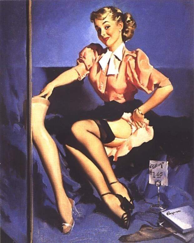 Яркие pin-up работы от художника Джила Элвгрена