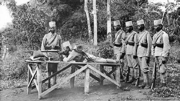 Африканские солдаты германской армии интересно, история, первая мировая война, факты