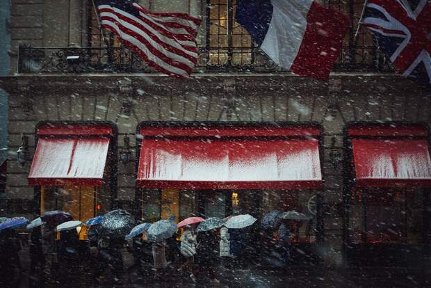 Зимний Манхэттен, Нью-Йорк. Фотограф Массимо Джакетти