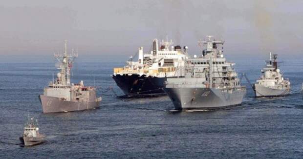корабли НАТО в Средиземном море