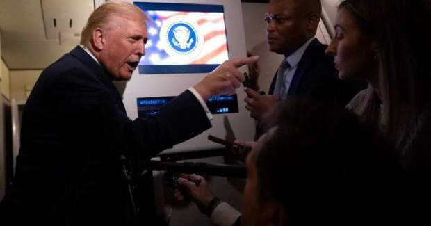 "Quiet, piggy": Trump has reached a new level of communication with the media