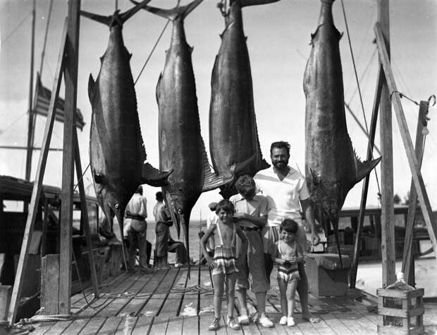Fighting big fish with Ernest Hemingway
