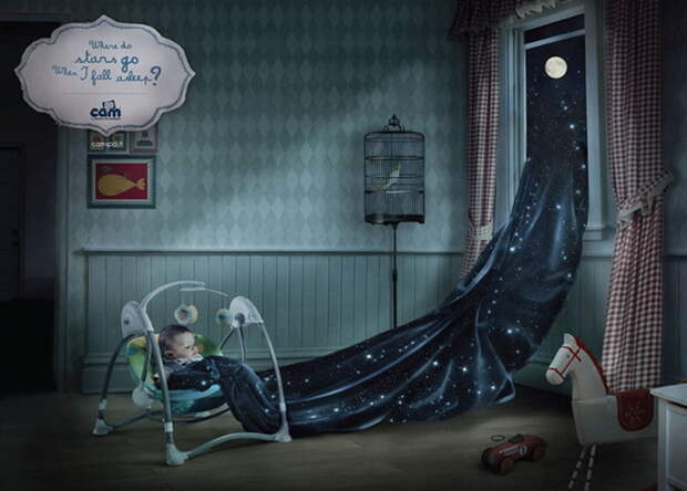 Реклама для любознательных деток: Куда уходят звезды, когда я засыпаю?
