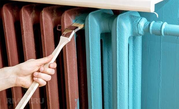 Как покрасить радиатор отопления