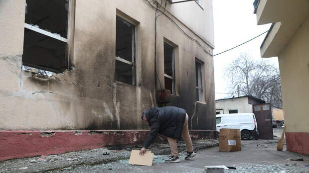 В Одессе на фоне взрывов повреждён объект инфраструктуры