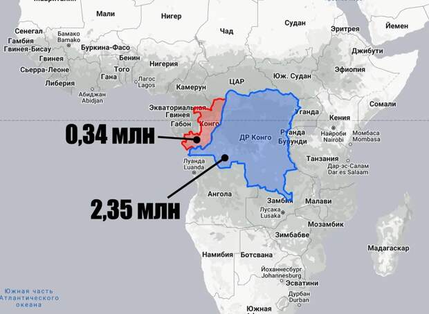 Для начала стоит сказать, что на Земле имеются целых две республики Конго. Первая — просто Республика Конго (РК). А вторая — Демократическая Республика Конго (ДРК).-2