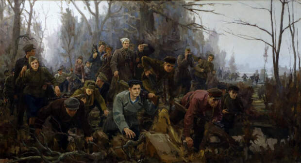 Заглавная иллюстрация: Г. Ф. Бржозовский, «Партизаны», 1976 г.