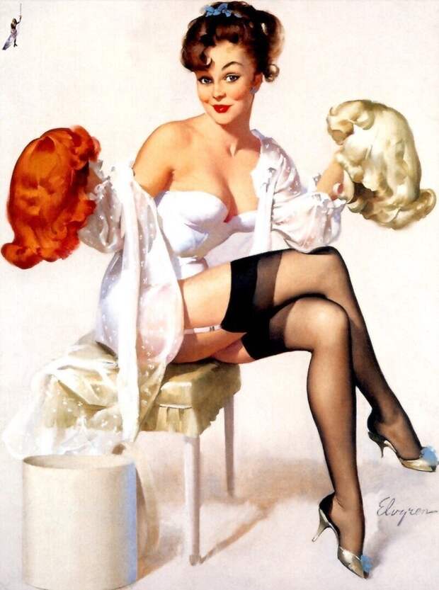 Pin-up — художник Джил Элвгрен