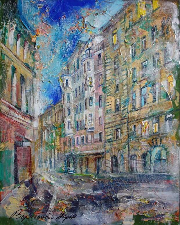 Большой Козихинский переулок Дарья Воробьева, искусство, картины, художник