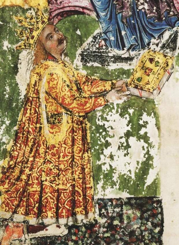 Фреска с изображением Стефана Великого.