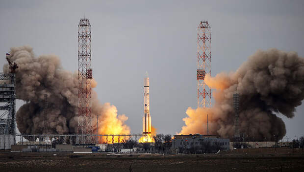 Запуск ракеты-носителя «Протон-М» (фото из архива)