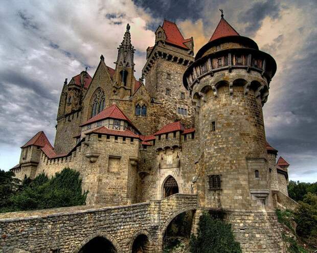 Замок Кройценштайн, Австрия. Построен в 1278 году. европа, замки, история, средневековье