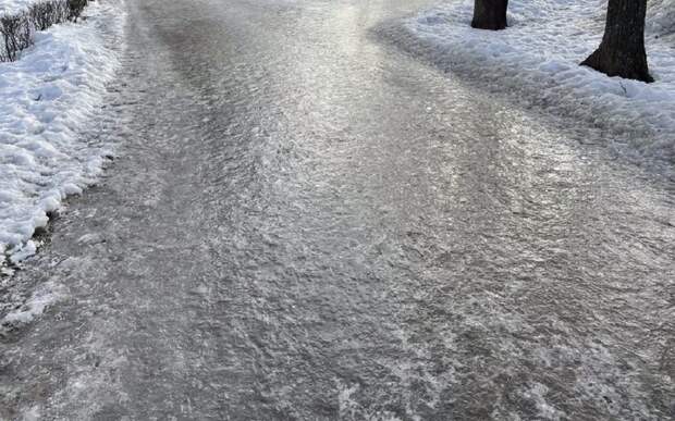 В Рязанской области метеопредупреждение продлили до 26 февраля из-за льда