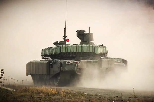 Танк Т-90М «Прорыв» уничтожил опорный пункт ВСУ под Запорожьем