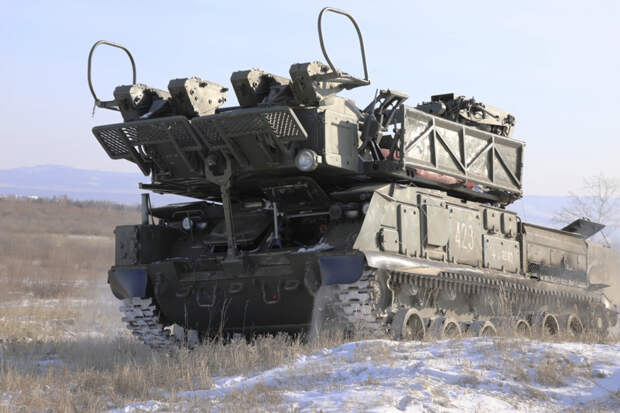 Зенитчики ВВО провели тренировку по обнаружению средств воздушного нападения в Забайкалье