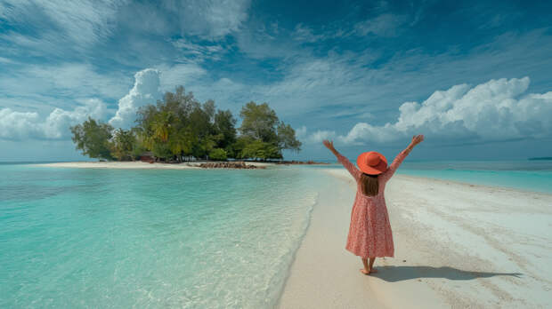 «Сбежала из офиса»: женщина бросила карьеру ради жизни на необитаемом острове