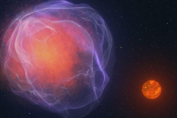 UCSD: звезда  малой массы пересекает Млечный Путь со скоростью 2,1 млн км/ч