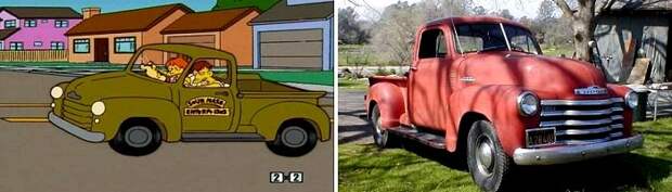 Еще одна популярная в «Симпсонах» машина. /Фото: chronoton.ru Еще одна популярная в «Симпсонах» машина. /Фото: chronoton.ru