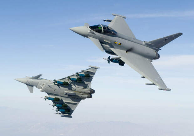 На Украину переброшены истребители НАТО Eurofighter Typhoon