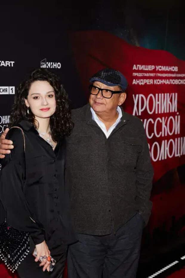 Егор Кончаловский с дочерью Марией