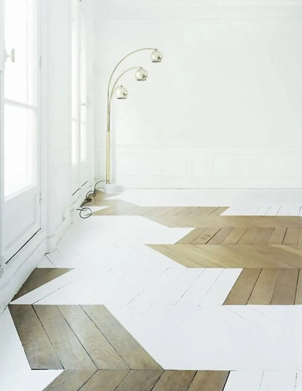 Дизайнерский деревянный пол