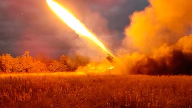 РСЗО «Ураган» сровняли с землей позиции ВСУ в Запорожской области